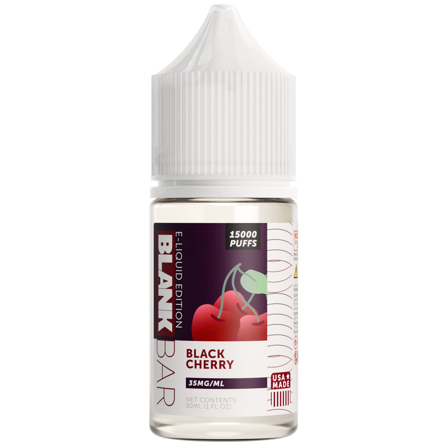 Black Cherry BLANK BAR 30mL Salt E-Liquid - COMING SOON