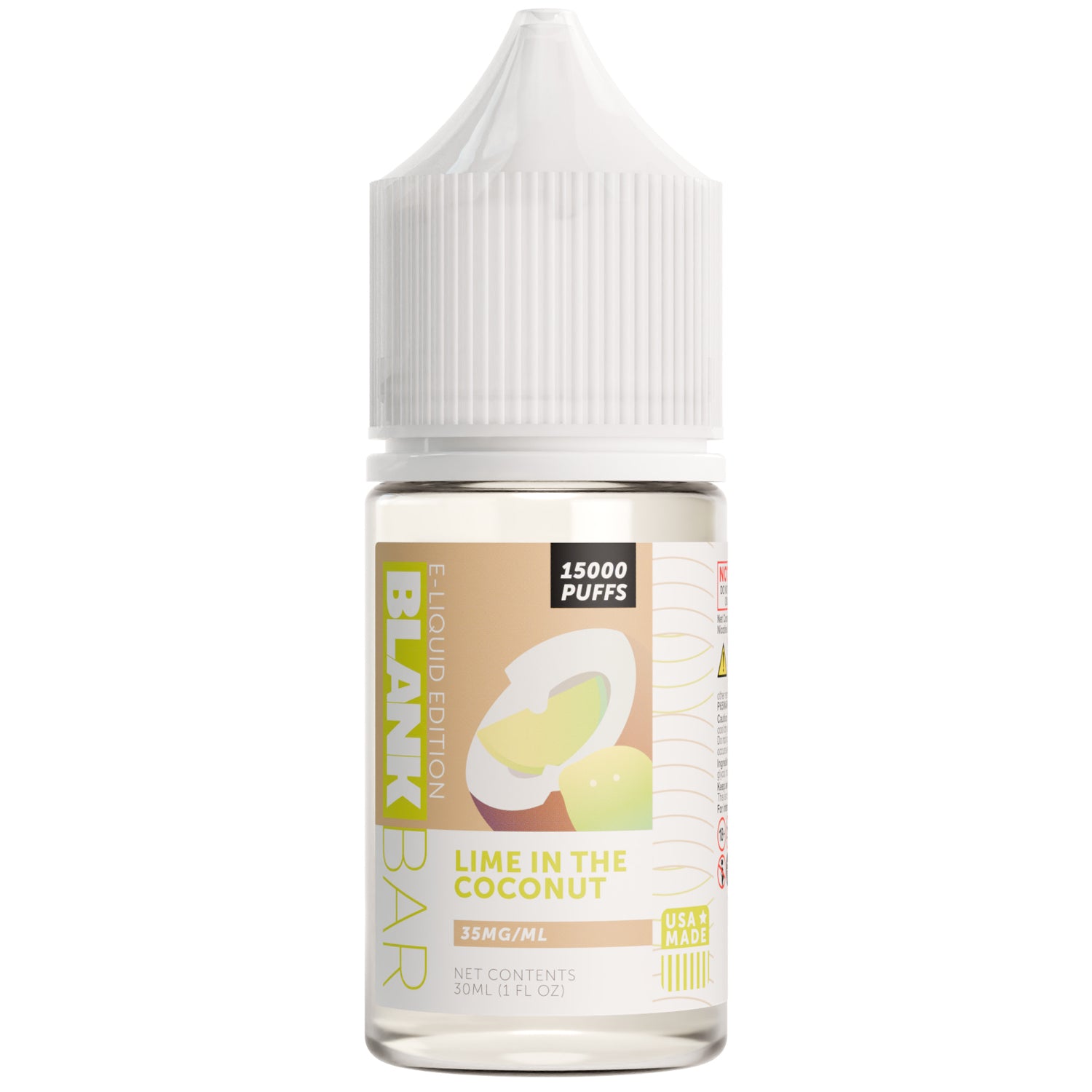Lime in the Coconut BLANK BAR 30mL Salt E-Liquid
