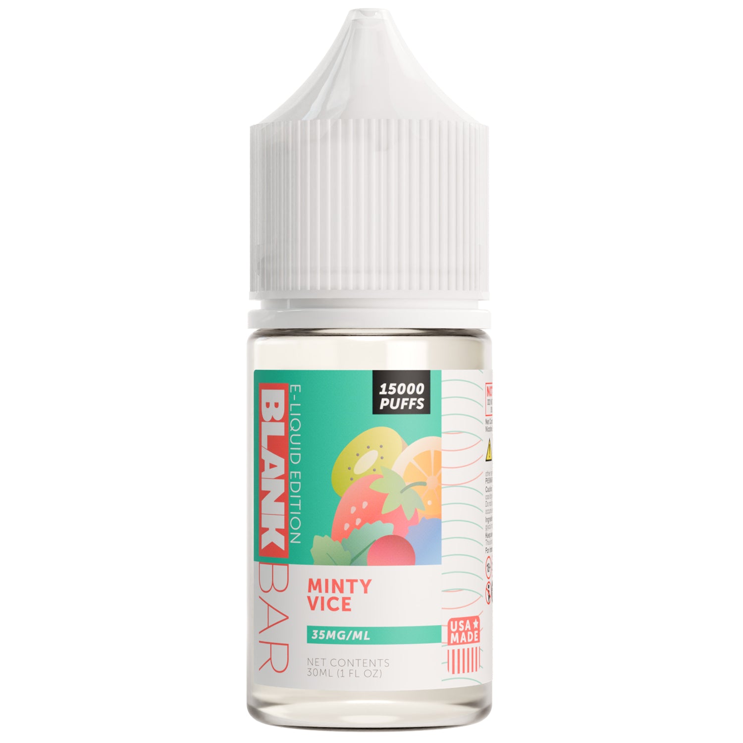 Minty Vice BLANK BAR 30mL Salt E-Liquid